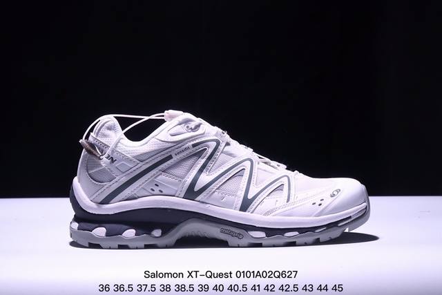 公司级法国户外品牌-萨洛蒙 Salomon Xt-Quest Adv Xt 3D探索者系列 纯原版本 潮流越野机能户外休闲运动跑步鞋 采用透气网布与防护皮革组合