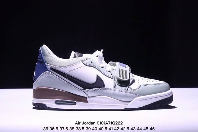 公司级三合一最强合体，多种新配色回归耐克nike Air Jordan Legacy 312 High”White Grey Fog Blue Red“乔丹最强