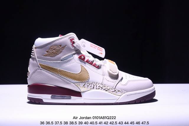 公司级三合一最强合体，多种新配色回归耐克nike Air Jordan Legacy 312 High”White Grey Fog Blue Red“乔丹最强