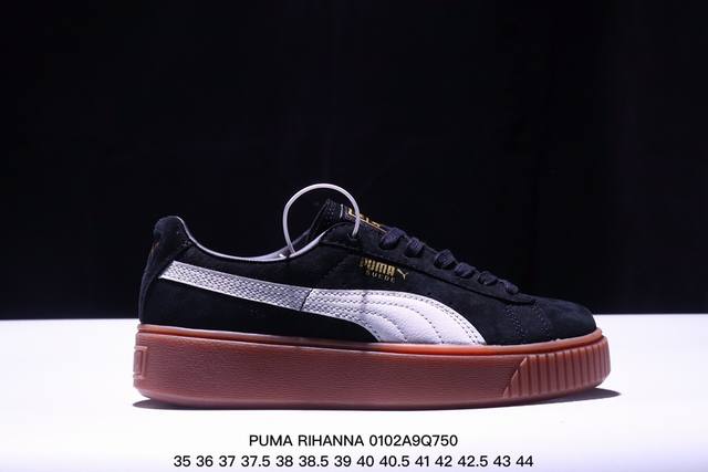 Puma Rihanna Suede彪马 蕾哈娜 松糕鞋厚底板鞋 ！ 货号：363559-10 尺码：如图所示 Xm0102Q750