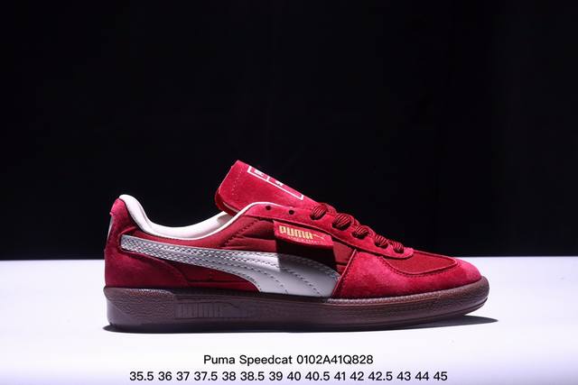 公司级puma Speedcat Og 彪马罗马阿莫尔系列百搭单品 复古运动休闲赛车跑鞋 以趣味十足又前卫复古的设计引领潮流将赛道精神融入街头时尚 开启前卫竞速