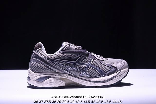 公司级asics 亚瑟士 Gel-Venture 6 系列城市休闲运动跑步鞋时尚复古男女鞋 老爹鞋 Gel- Venture6跑鞋是越野跑者的多功能选择。专为喜