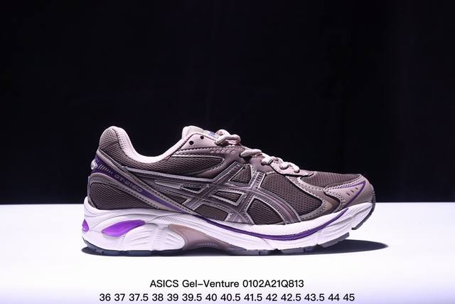 公司级asics 亚瑟士 Gel-Venture 6 系列城市休闲运动跑步鞋时尚复古男女鞋 老爹鞋 Gel- Venture6跑鞋是越野跑者的多功能选择。专为喜