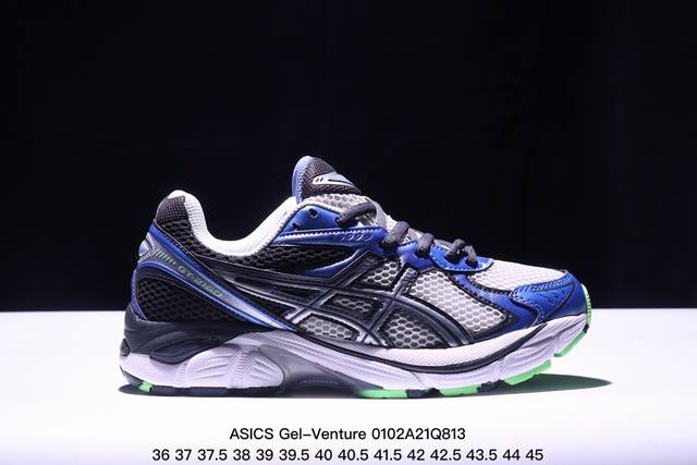 公司级asics 亚瑟士 Gel-Venture 6 系列城市休闲运动跑步鞋时尚复古男女鞋 老爹鞋 Gel- Venture6跑鞋是越野跑者的多功能选择。专为喜