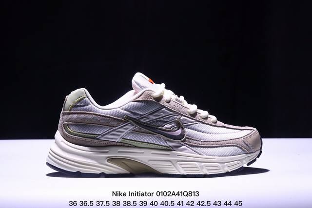 Ins爆火全新韩系古着风，回味经典 Nike 耐克initiator Running创始者系列复古老爹休闲运动舒适跑鞋 尺码: 见图 货号：394055 102