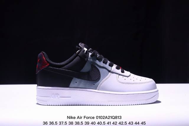 真标耐克nike Air Force 1 Low 空军一号低帮百搭休闲运动板鞋 柔软、弹性十足的缓震性能和出色的中底设计 横跨复古与现代的外型结合 造就出风靡全