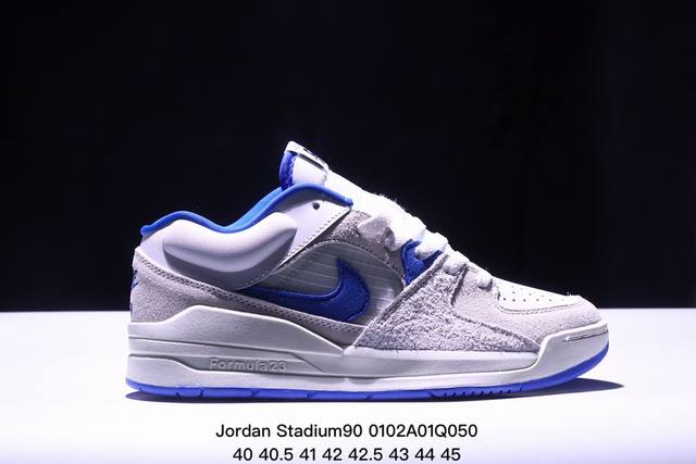 Air Jordan Stadium 90 缓震防滑休闲运动板鞋 Jordan Stadium 90充满了对tinkerhathield 原创设计的致敬 包括中