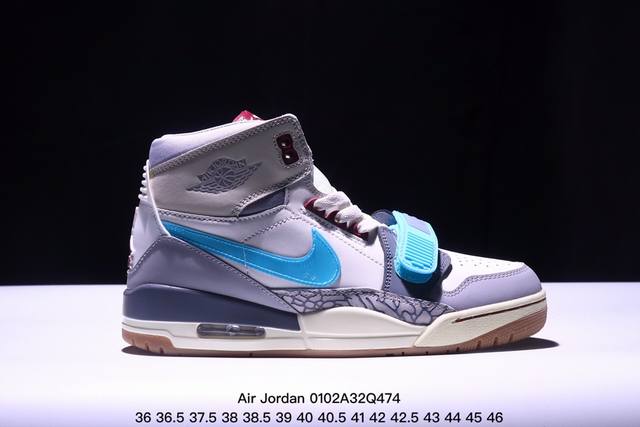 Air Jordan Legacy 312 乔丹篮球鞋系列 号称 “最强三合一” 的 Jordan Legacy 312，自然有着杂交结合的设计，它的名字就展现