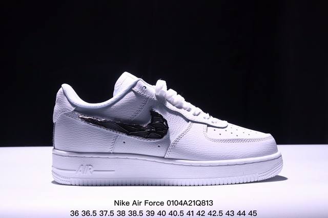 真标耐克nike Air Force 1 Low 空军一号低帮百搭休闲运动板鞋 柔软、弹性十足的缓震性能和出色的中底设计 横跨复古与现代的外型结合 造就出风靡全