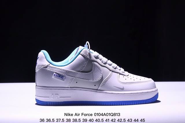 真标耐克nike Air Force 1 Low 空军一号低帮百搭休闲运动板鞋 柔软、弹性十足的缓震性能和出色的中底设计 横跨复古与现代的外型结合 造就出风靡全