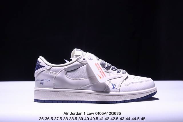 海外爆款限量发售！公司级 Travis Scott X Fragment Design X Jordan Air Jordan 1 Low Og Sp 多方联名