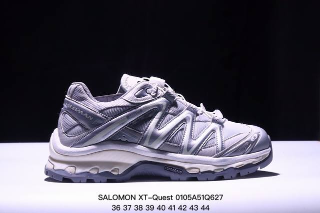 Salomon萨洛蒙 Xt-Quest 百搭 防滑耐磨 低帮 户外功能鞋 男女同款 香草色 Xm0105Q627