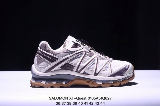 Salomon萨洛蒙 Xt-Quest 百搭 防滑耐磨 低帮 户外功能鞋 男女同款 香草色 Xm0105Q627