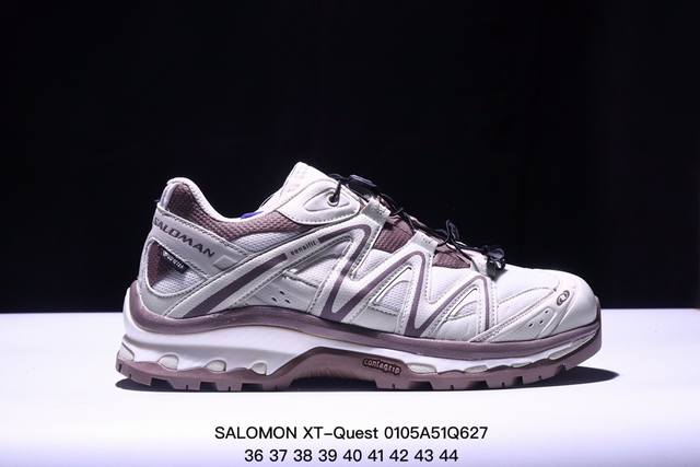 Salomon萨洛蒙 Xt-Quest 百搭 防滑耐磨 低帮 户外功能鞋 男女同款 香草色 Xm0105Q627