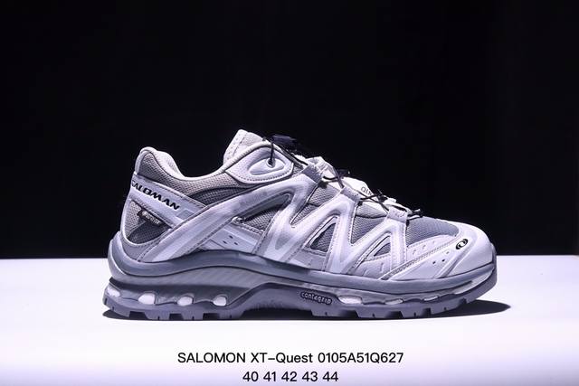 Salomon萨洛蒙 Xt-Quest 百搭 防滑耐磨 低帮 户外功能鞋 男女同款 香草色 Xm0105Q627