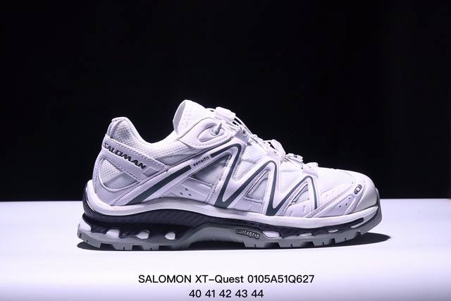 Salomon萨洛蒙 Xt-Quest 百搭 防滑耐磨 低帮 户外功能鞋 男女同款 香草色 Xm0105Q627