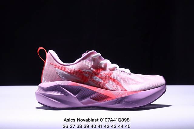 公司级asics Novablast 5 轻盈舒适 织物减震防滑耐磨透气 低帮 训练跑步鞋 货号:1012B765- 尺码:36-45 Xm0107Q898