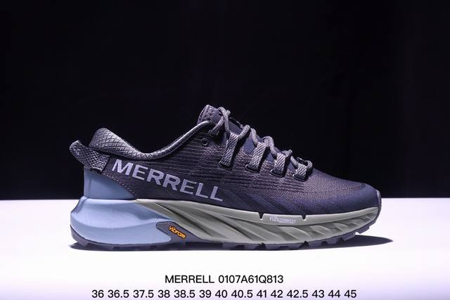 公司级wild Things × Merrell迈乐 Agility Peak 4 简约舒适蜂鸟户外 织物防滑耐磨透气 低帮 越野跑步鞋 货号:Ml067348