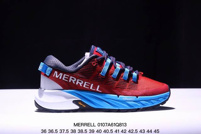 公司级wild Things × Merrell迈乐 Agility Peak 4 简约舒适蜂鸟户外 织物防滑耐磨透气 低帮 越野跑步鞋 货号:Ml067348