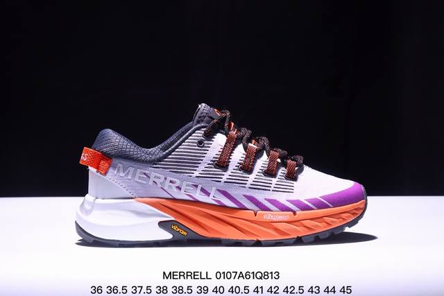 公司级wild Things × Merrell迈乐 Agility Peak 4 简约舒适蜂鸟户外 织物防滑耐磨透气 低帮 越野跑步鞋 货号:Ml067348