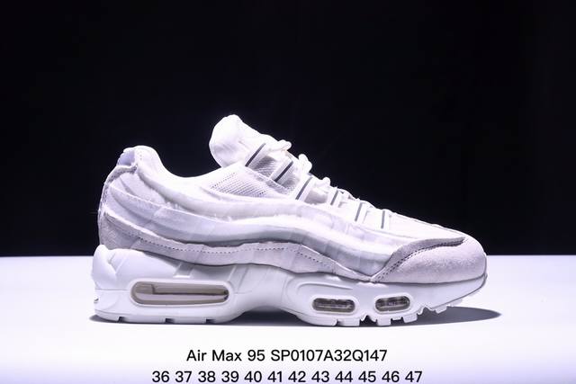 Nike 耐克 Air Max 95 Cdg 潮流百搭 气垫缓震 休闲防滑运动板鞋 尺码36-47 Xm0107Q147