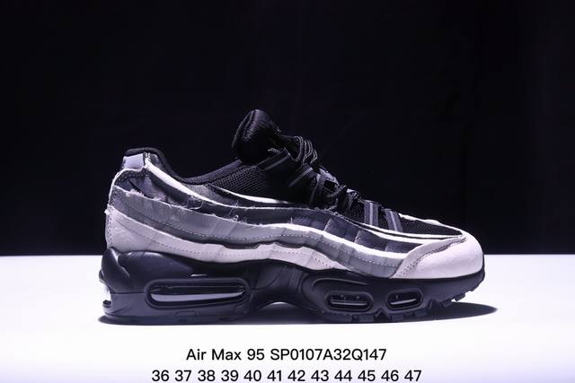 Nike 耐克 Air Max 95 Cdg 潮流百搭 气垫缓震 休闲防滑运动板鞋 尺码36-47 Xm0107Q147