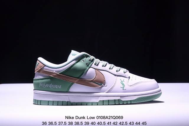 耐克 Nike Dunk Low Retro 运动鞋复古板鞋 Ysl联名。作为 80 年代经典篮球鞋款，起初专为硬木球场打造，后来成为席卷街头的时尚标杆，现以经