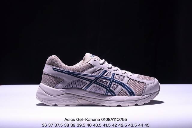 公司级asics Gel-Kahana 4 亚瑟士经典户外跑鞋如今机能风和户外风吹得正劲 这款gel-Kahana 8便是主打urban Outdoor机能越野