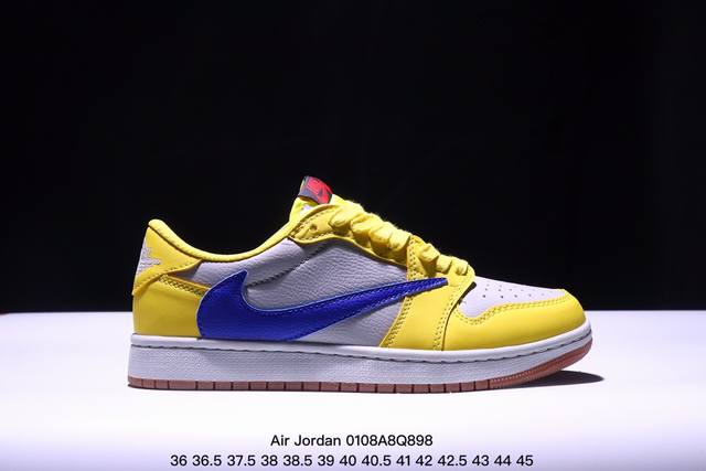 公司级nike Aj1倒勾travis Scott X Air Jordan 1 Reverse Mocha Aj1乔1 联名倒钩 低帮文化篮球鞋 货号:Dm4