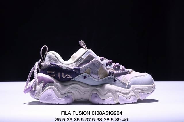 Fila Fusion斐乐 T12W145107Fss秋季新品街头运动休闲鞋！ 尺码：35.5～40带半码 Xm0108Q204