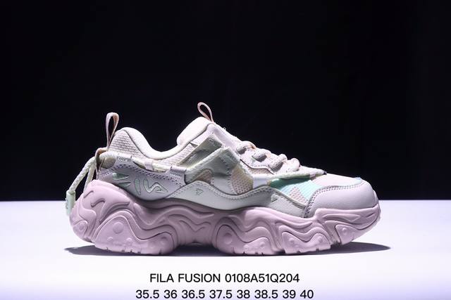 Fila Fusion斐乐 T12W145107Fss秋季新品街头运动休闲鞋！ 尺码：35.5～40带半码 Xm0108Q204