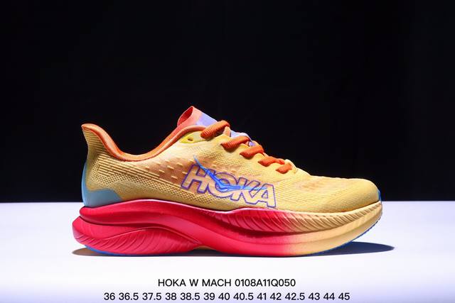 小红书推荐hoka W Mach 6全新配色 这个品牌来自于新西兰的毛利语，Hoka表示大地，One One表示飞越，连起来就是飞越地平线，One One不是读