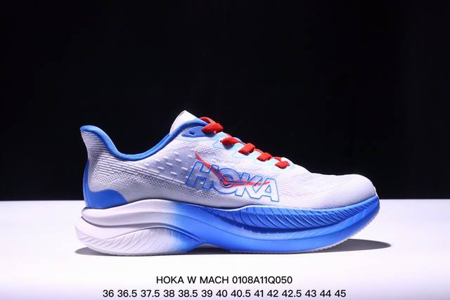 小红书推荐hoka W Mach 6全新配色 这个品牌来自于新西兰的毛利语，Hoka表示大地，One One表示飞越，连起来就是飞越地平线，One One不是读