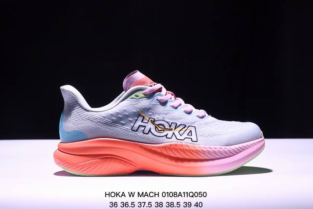 小红书推荐hoka W Mach 6全新配色 这个品牌来自于新西兰的毛利语，Hoka表示大地，One One表示飞越，连起来就是飞越地平线，One One不是读