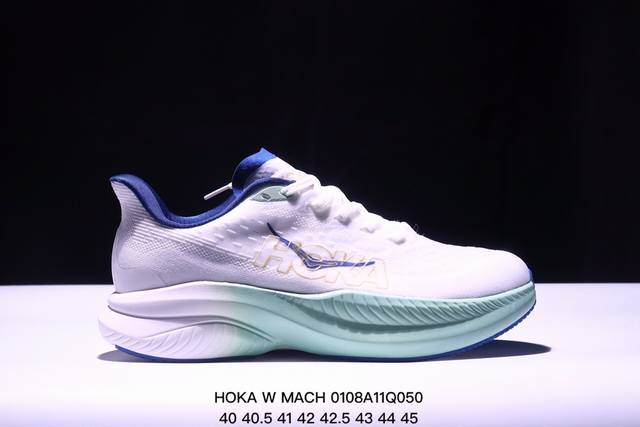 小红书推荐hoka W Mach 6全新配色 这个品牌来自于新西兰的毛利语，Hoka表示大地，One One表示飞越，连起来就是飞越地平线，One One不是读