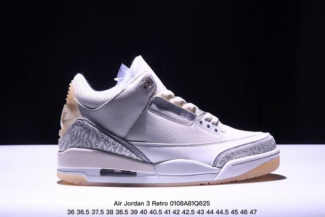 耐克 乔丹 Aj 3 耐克 Nike Air Jordan 3 Retro Sp 乔3 复刻篮球鞋 乔丹3代 三代 男女子运动鞋 作为 Aj 系列中广受认可的运