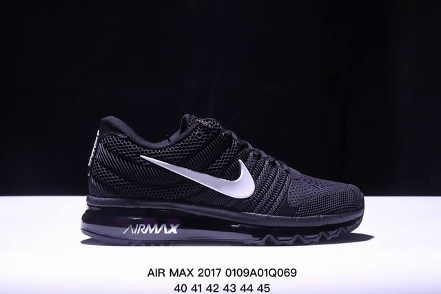 Nike Air Max 2017 耐克17款大气垫 滴塑纳米材质 舒适脚感软底 耐磨缓震运动休闲跑鞋 40-45 Xm0109Q069