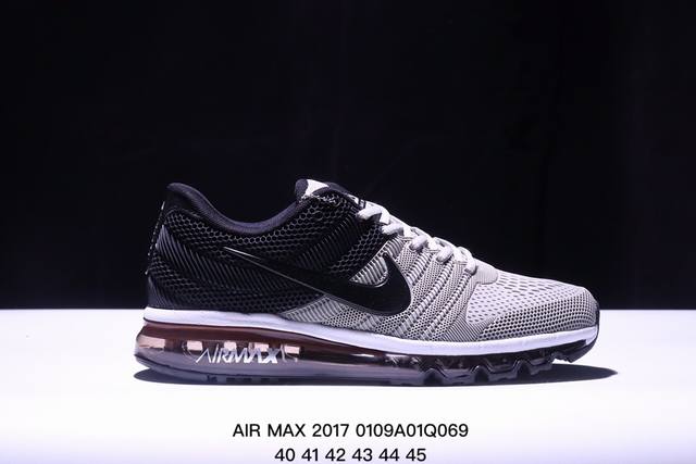 Nike Air Max 2017 耐克17款大气垫 滴塑纳米材质 舒适脚感软底 耐磨缓震运动休闲跑鞋 40-45 Xm0109Q069