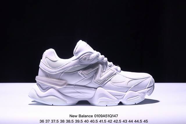 公司级new Balance 公司级版本 Nb9060 联名款 复古休闲运动慢跑鞋 鞋款灵感源自设计师本人对夏日的怀日回忆。鞋面大身由空间双格及磨砂鞋面拼接而生