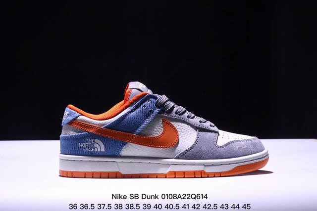 海外爆款限量发售！Nike Sb Dunk Low“北面联名 米白绿四勾高端定制 低帮休闲板鞋 定制鞋盒 大厂纯原品质出货 超高清洁度 皮料切割干净无任何毛边