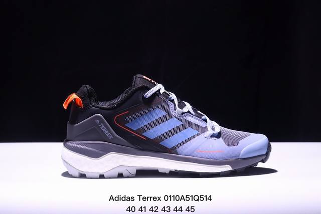 阿迪达斯adidas Terrex Skychaser 2 高频网面 防滑耐磨减震中底 户外越野登山运动鞋 Size:如图 Xm0 Q514