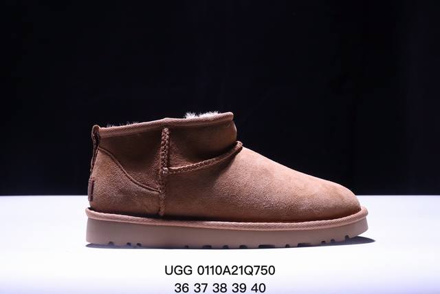 特价 Ugg 棉拖 雪地靴 俏皮可爱的百变造型， 美国轻奢品牌ugg 平底系列冬季羊毛一体雪地休闲保暖毛毛家居包头棉拖鞋。官方同步包装 检验标 材料采用原厂防污