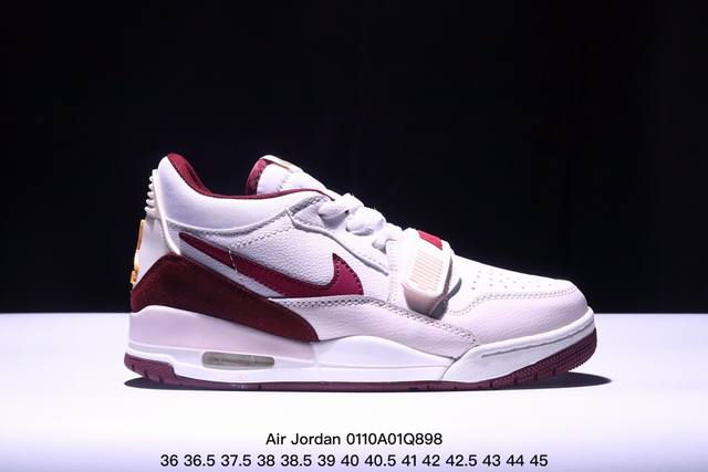 真标nike Air Jordan Legacy 312 Low耐克乔丹三合一混合版本低帮文化休闲运动篮球鞋 货号:Ib4712-161 尺码:36 36.5