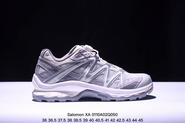 公司级salomon Xa Pro Xt-6 Ft萨洛蒙户外越野跑鞋 鞋面采用sensifit贴合技术 全方位贴合包裹脚型 鞋跟部鞋底牵引设计 提供强大的抓地性