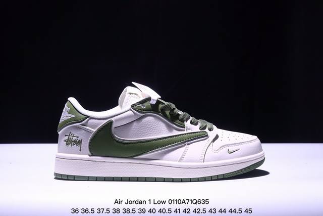 海外爆款限量发售！公司级 Travis Scott X Fragment Design X Jordan Air Jordan 1 Low Og Sp 斯图西联