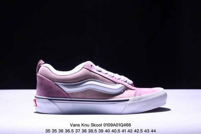 Vans Knu Skool 百搭休闲防滑减震低帮 板鞋男女同款 颜色： 尺码：35 36 36.5 37 38 38.5 39 40 40.5 41 42 4