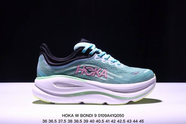 公司级小红书推荐hoka W Bondi 9全新配色 这个品牌来自于新西兰的毛利语，Hoka表示大地，One One表示飞越，连起来就是飞越地平线，One On