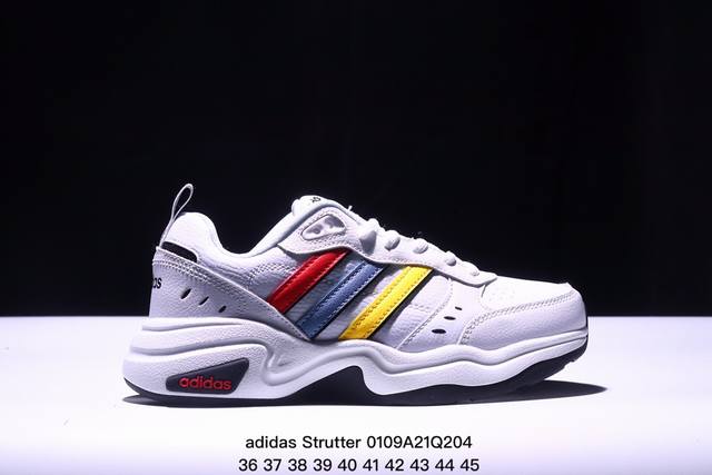 Adidas 阿迪达斯 Strutter 复古老爹鞋满天星系列 男女鞋 新品轻便网球鞋低帮透气老爹鞋运动休闲鞋缓震跑步鞋eg2668 Xm0109Q204