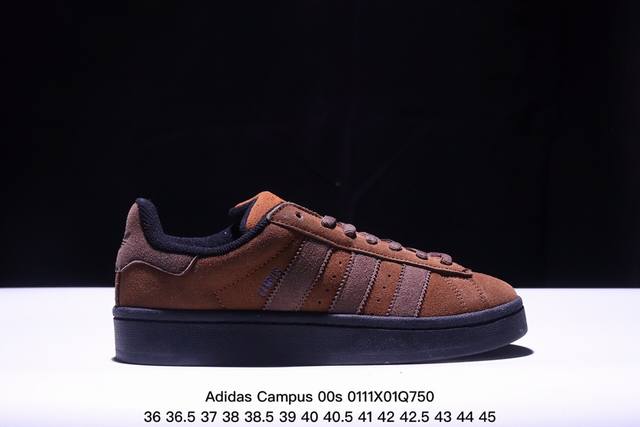 阿迪达斯adidas Originals Campus 00S系列 面包风经典复古低帮百搭休闲运动板鞋 货号:Hq9072 尺码:36 36.5 37 38 3