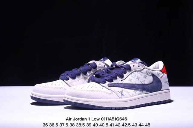 Travis Scott X Air Jordan 1 Low Og Aj1 乔1联名倒勾 Dm7866-162 #行业天花板产物 全部原鞋开发生产 极致还原